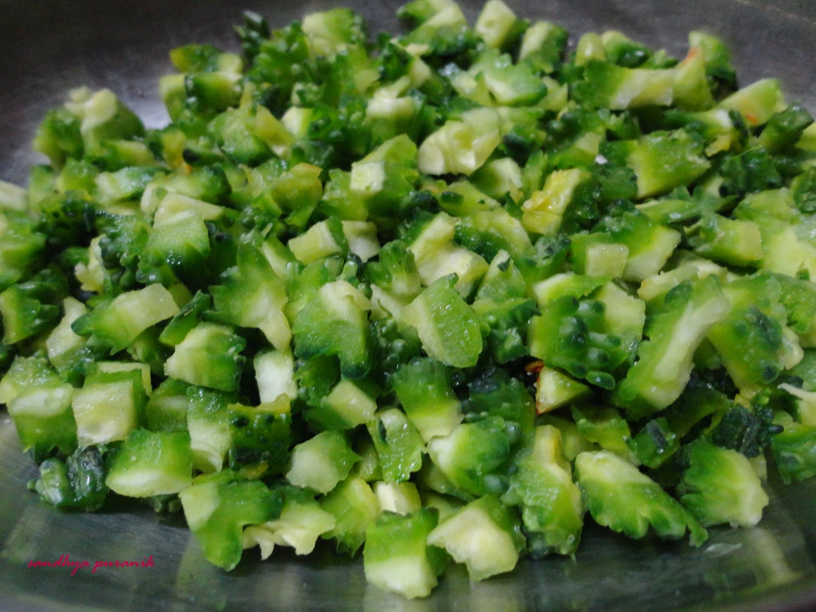 Bitter Gourd Cube Cut